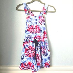 Tie Dye overalls  | junior size 1 or XS